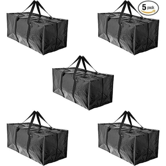 5 Moving Bags Heavy Duty Extra Large Stronger Handles Wrap Totes Storage Boxes - Picture 8 of 8